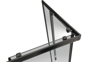 Душевой уголок Royal Bath HPD 120x90см чёрный RB9120HPD-T-BL