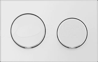 Клавиша смыва Vitra Uno 730-0280EXP Хром глянцевый