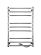 Полотенцесушитель электрический Indigo Brace Lux LELLE80-50BRRt 80x50 см хром