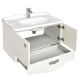 Тумба под раковину Акватон Венеция 75см белый 1A150901VN010