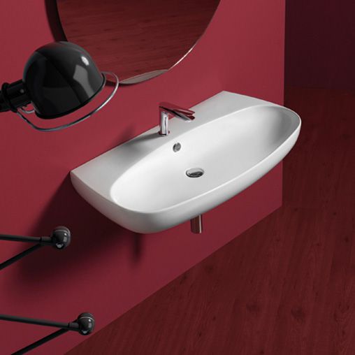 Раковина SIMAS Vignoni VI11bi*1 белая 80 см