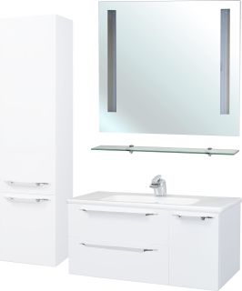 Тумба под раковину Bellezza Луиджи 100см белый 00000007298