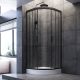 Душевой уголок Am.Pm Gem 80x80см чёрный матовый W90G-401-080BT