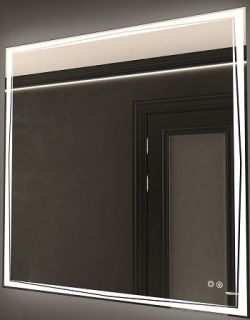 Зеркало с подсветкой и подогревом Art&Max Firenze 80см AM-Fir-800-800-DS-F-H