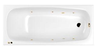 Гидромассажная ванна Whitecross Layla 0102.180080.100.SOFT.GL 180x80см Soft золото