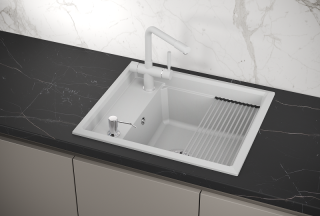 Мойка кухонная Granula Kitchen Space 6004, АРКТИК