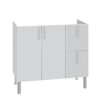 Напольная тумба под раковину Санта Вега 700448 90 см белый