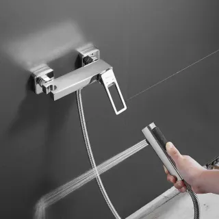 Гигиенический душ со смесителем Shevanik S6805-1 хром