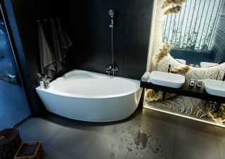 Акриловая ванна Aquatek Фиджи FID170-0000006 170х110 см с фронтальным экраном вклеенный каркас