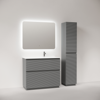 Тумба напольная под раковину Sancos Folk Floor FL100FRES правая 100 см Ergraut soft