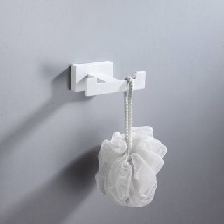 Крючок для ванной комнаты двойной Shevanik SG5621C белый