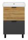 Напольная тумба под раковину Misty Форест 60см дуб Вотан/антрацит