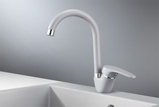 Смеситель Granula для кухни GR-1024 алюминиум