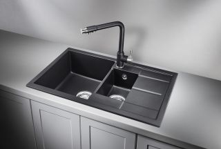 Мойка кухонная Granula 7802, ШВАРЦ