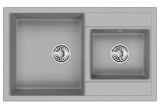 Мойка кухонная Granula 8201, АЛЮМИНИУМ