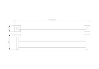 Вешалка для полотенец Wonzon & Woghand Polo WW-8911 хром