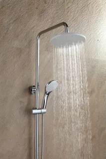 Душевая стойка Frap F2431 хром белый