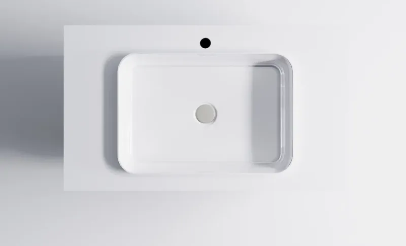 Тумба с раковиной Astra-Form Фрейм 4631177713965 100 см серый матовый