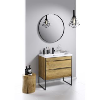 Тумба под раковину Aqwella Fargo FRG0107DB+FRGN440 70 см