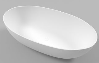 Ванна из искусственного камня Whitecross Diamond 0201.170087.200 170x87см белый матовый