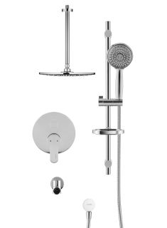 Душевой комплект Swedbe Platta 5543G1 хром/серый