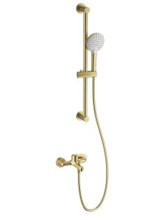 Смеситель для ванны с душевым гарнитуром Wonzon & Woghand WW-4560-BG брашированное золото