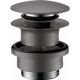 Донный клапан для раковины Hansgrohe 50100340 шлифованный черный хром