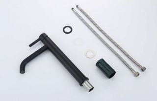 Высокий смеситель для раковины Splenka S221.15.06 чёрный