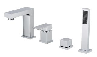 Смеситель на борт ванны Groсenberg GB6008-1 Хром