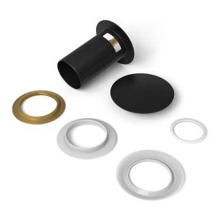 Донный клапан для раковины с переливом Maretti AC19Z12560, черный