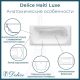 Ванна чугунная Delice Haiti Luxe DLR230637R 160х80 с отверстиями под ручки