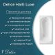 Ванна чугунная Delice Haiti Luxe  DLR230636 150х80