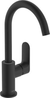 Смеситель для раковины Hansgrohe Rebris S 72536670 черный матовый