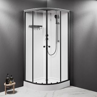 Душевая кабина Am.Pm X-Joy 90х90 W94C-401-090BT профиль черный матовый