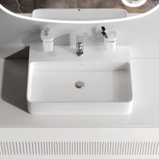 Раковина накладная  Am.Pm Func M8FWCC10601WG 60 см белый