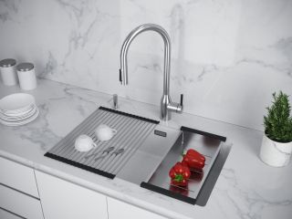 Мойка кухонная Paulmark Lumi LU74-WH белый