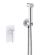 Гигиенический душ со смесителем Rose R1305F белый/хром