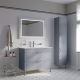 Напольная тумба с раковиной IDDIS Oxford OXF10L1i95K 100см светло-серый
