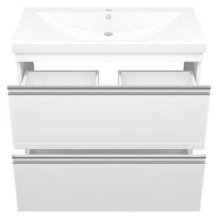 Напольная тумба под раковину Misty Ингрид 90см белый