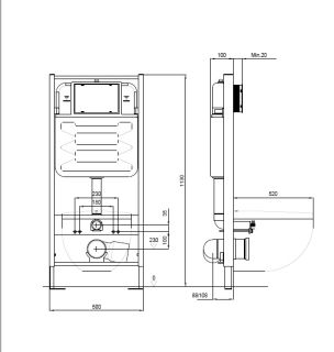 Комплект унитаза с инсталляцией Aquatek Set Aquatek унитаз Европа AQ1900-00 тонкое сиденье soft-close инсталляция Standart 50 INS-0000012