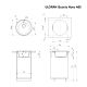 Кухонная мойка Ulgran Quartz Nora 485-09 асфальт