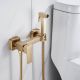 Гигиенический душ со смесителем Shevanik S137G золотой сатин