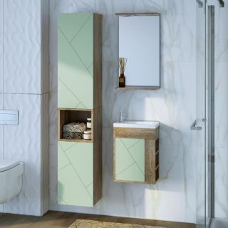 Тумба под раковину Бриклаер Кристалл 4627125417115 40 см фисташковый