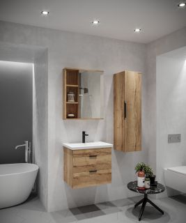 Напольная тумба под раковину Onika Луна 106005 60см белый