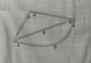 Каркас для поддона ESSENTIA R 100х100 см