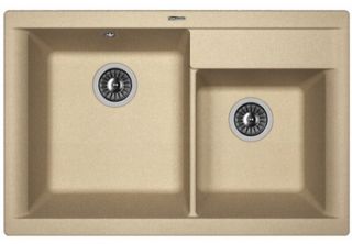 Кухонная мойка Florentina Касси 780 бежевый