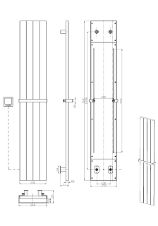Полотенцесушитель электрический Boheme Flat 725-MG 25x150 см золото матовое