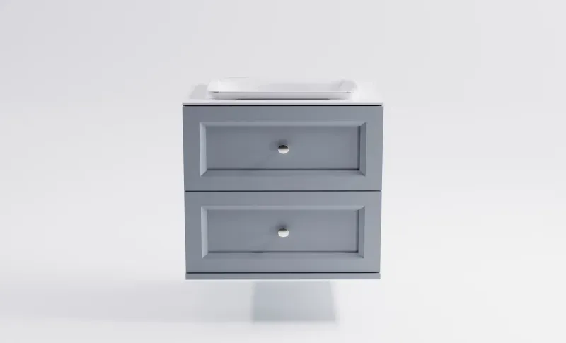 Тумба с раковиной Astra-Form Классик 4631177714290 80 см голубой матовый