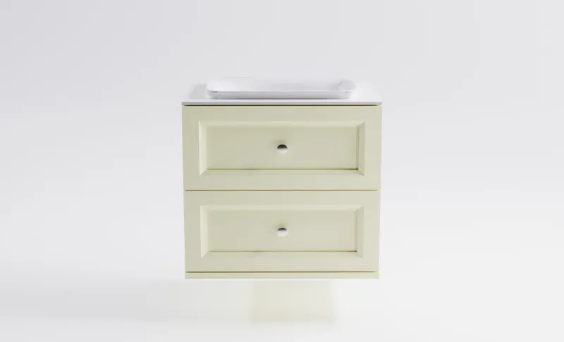 Тумба с раковиной Astra-Form Классик 4631177714313 80 см бежевый матовый