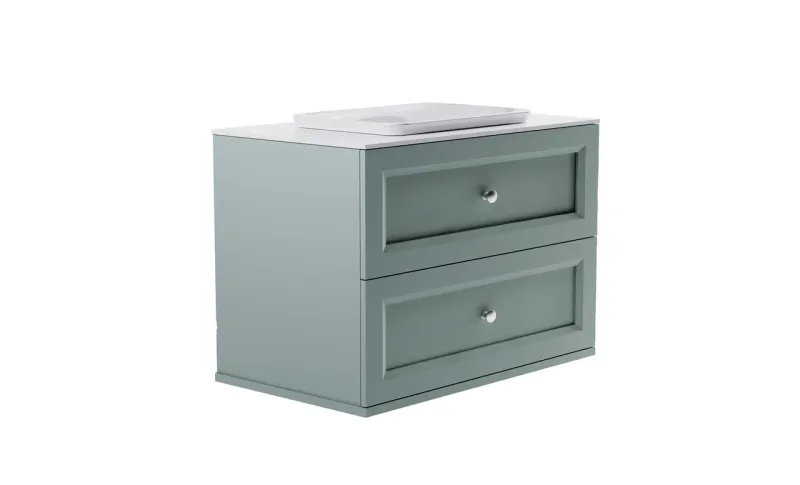 Тумба с раковиной Astra-Form Классик 4631177714405 100 см зелёный матовый